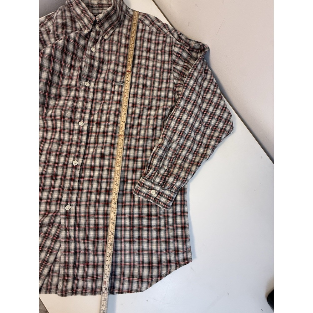 Ralph Lauren Jeans Co Plaid Button Up Shirt Men's L Cotton Long Sleeve Classic - Picture 8 of 9